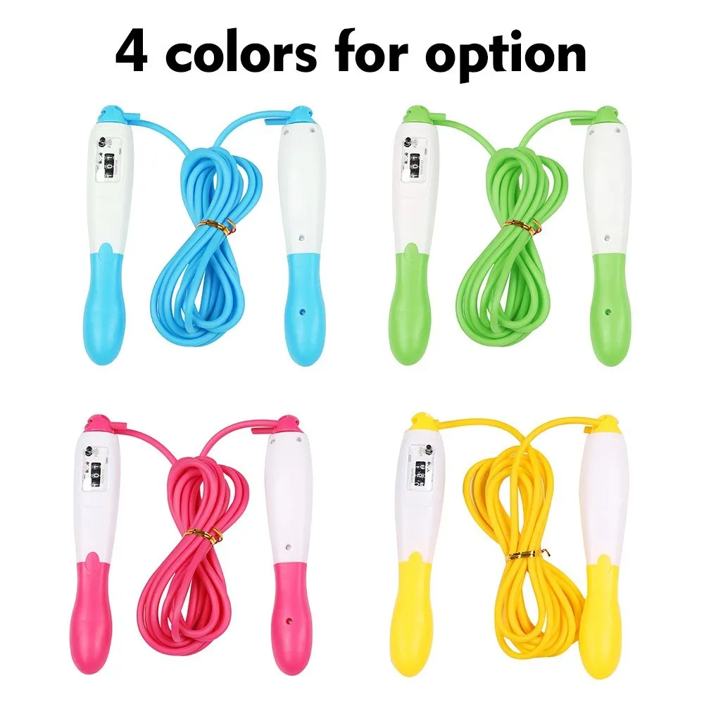 

Jump Rope Digital Counting Jumping Rope Adjustable Skipping Rope Adjustable Length with Wear-Resistant Flexiblee