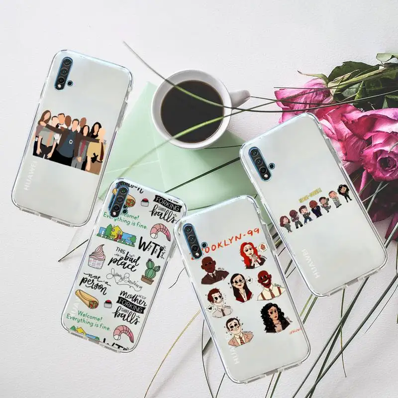 

Brooklyn Nine Nine TV Show Art Phone Case Transparent for Huawei honor P mate Y 20 30 40 10 8 5 6 7 9 i x c pro lite prime smart