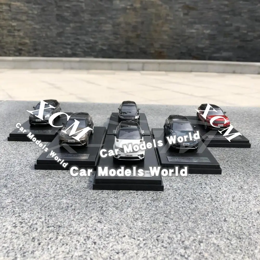 Литая под давлением модель автомобиля для ЖК-моделей Velar 1: 64 6 шт+ маленький подарок