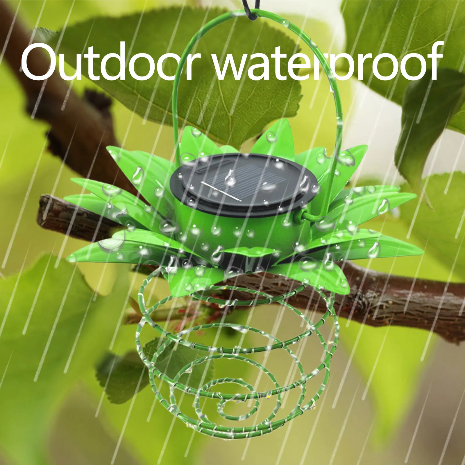 Открытый Водонепроницаемый сад 25LED ананас солнечный светильник дороги висящий