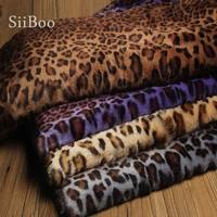 high density 1 5cm pile fake leopard fur fabric for winter coat scarf photography props tela de piel sint%c3%a9tica fourrure sp6041