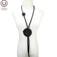ukebay long statement necklaces round pendant necklace hand made jewelry europe style necklace women clothing accessories gothic