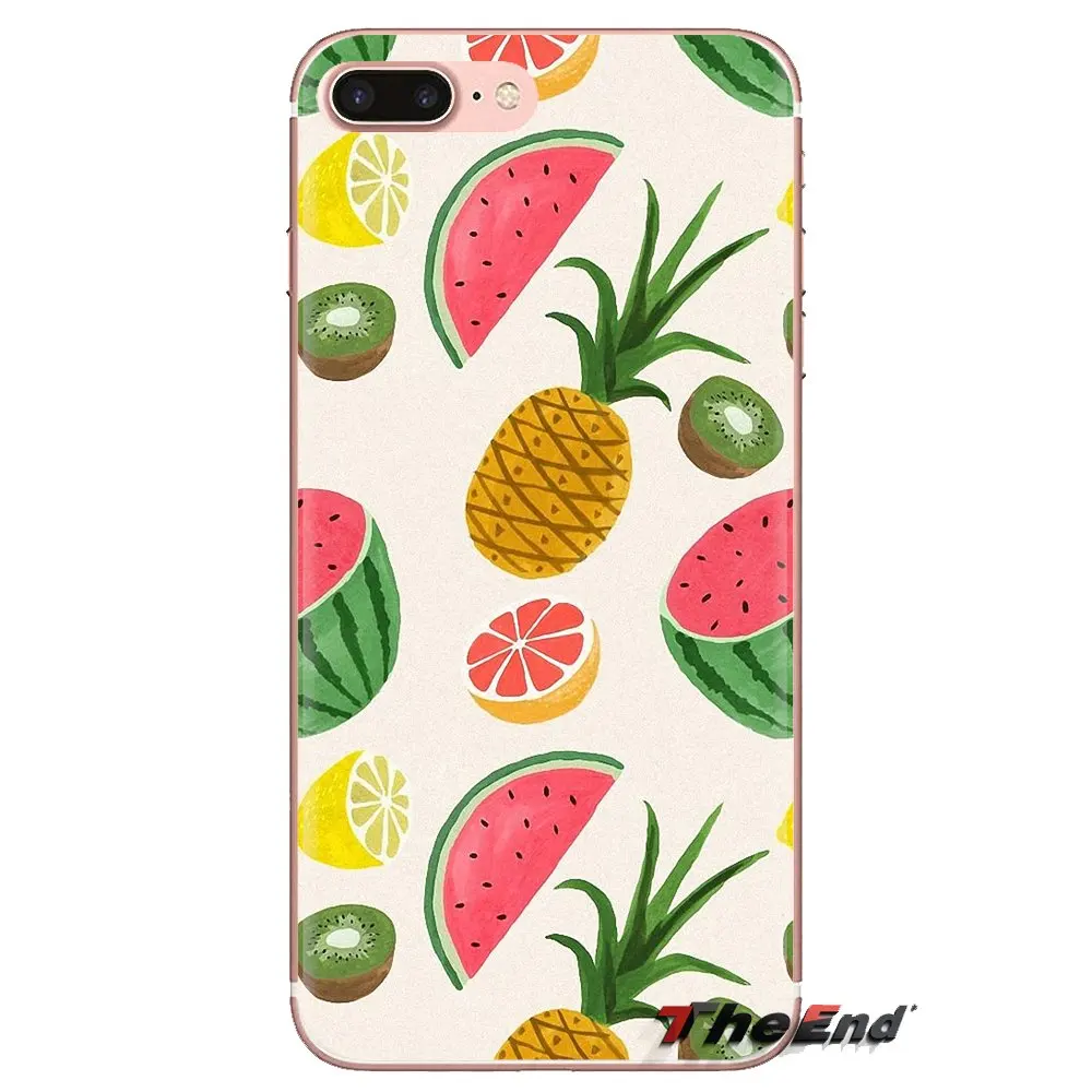 Для LG G3 G4 Mini G5 G6 G7 Q6 Q7 Q8 Q9 V10 V20 V30 X Power 2 3 K10 K4 K8 2017 мягкие чехлы в виде арбуза дыни |