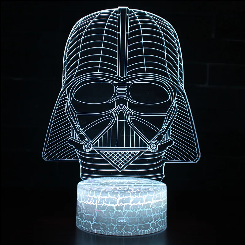 

3D lamp Night LED Lights Noveltyute Toy Gift 7 Color Cartoon For home Children Kids Room