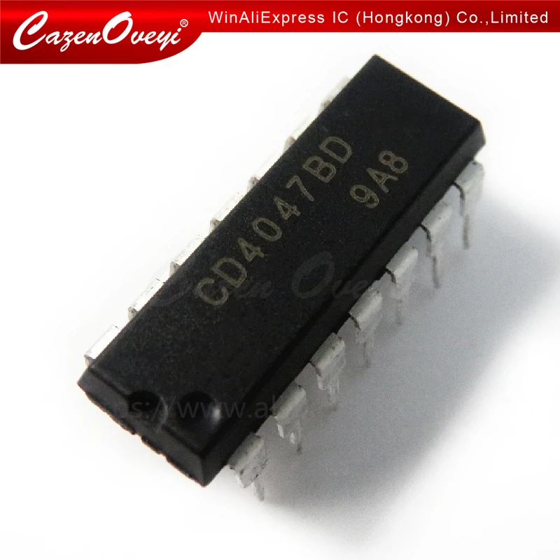 100 шт./лот CD4047BE DIP14 CD4047 DIP 4047BE DIP-14 лет новый и оригинальный IC в наличии | Электронные