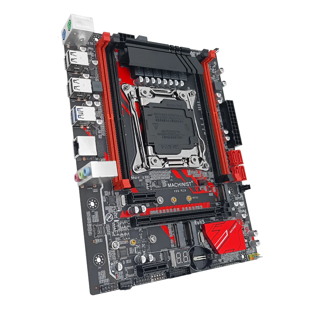 MACHINIST X99 материнская плата LGA 2011-3 Xeon E5 V3 V4 процессор с двойным M.2 NVME слот Поддержка