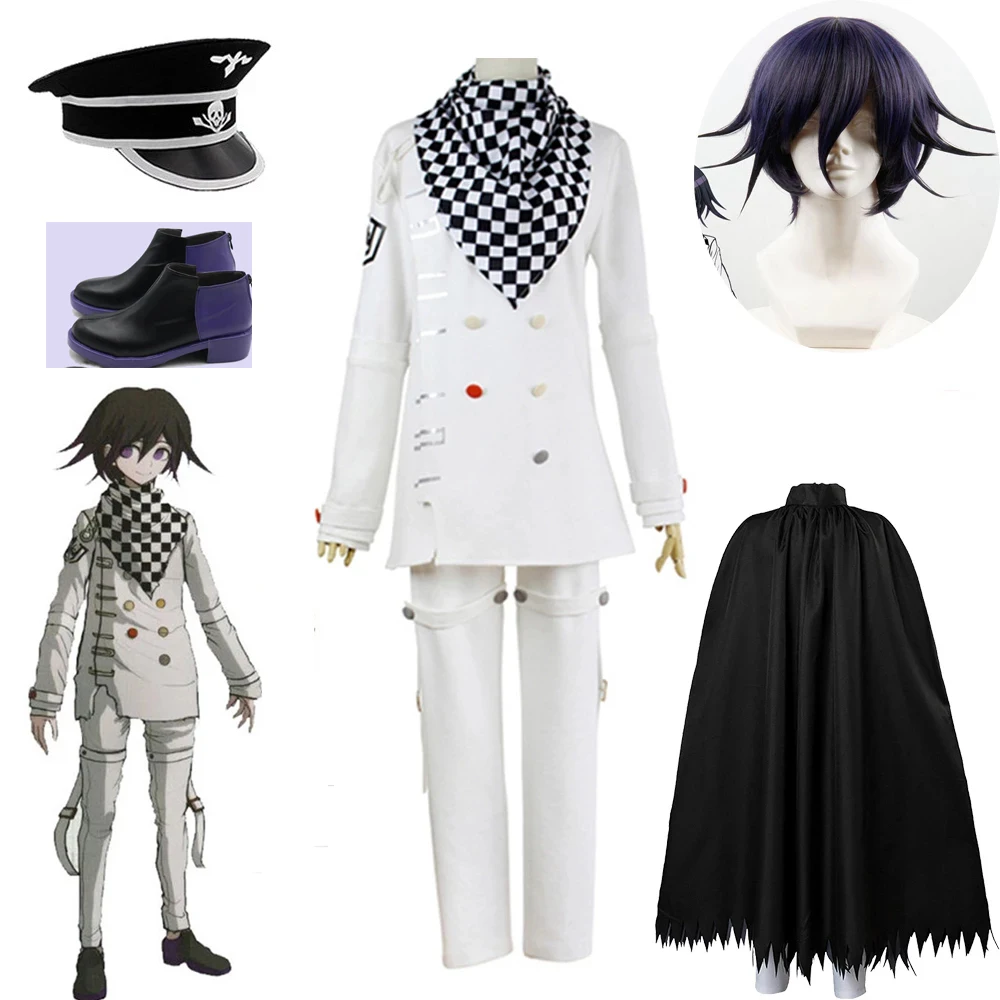 

Аниме Danganronpa V3 Ouma kokichi косплей костюм японская игра школьная форма костюм наряд Одежда Обувь Хэллоуин реквизит
