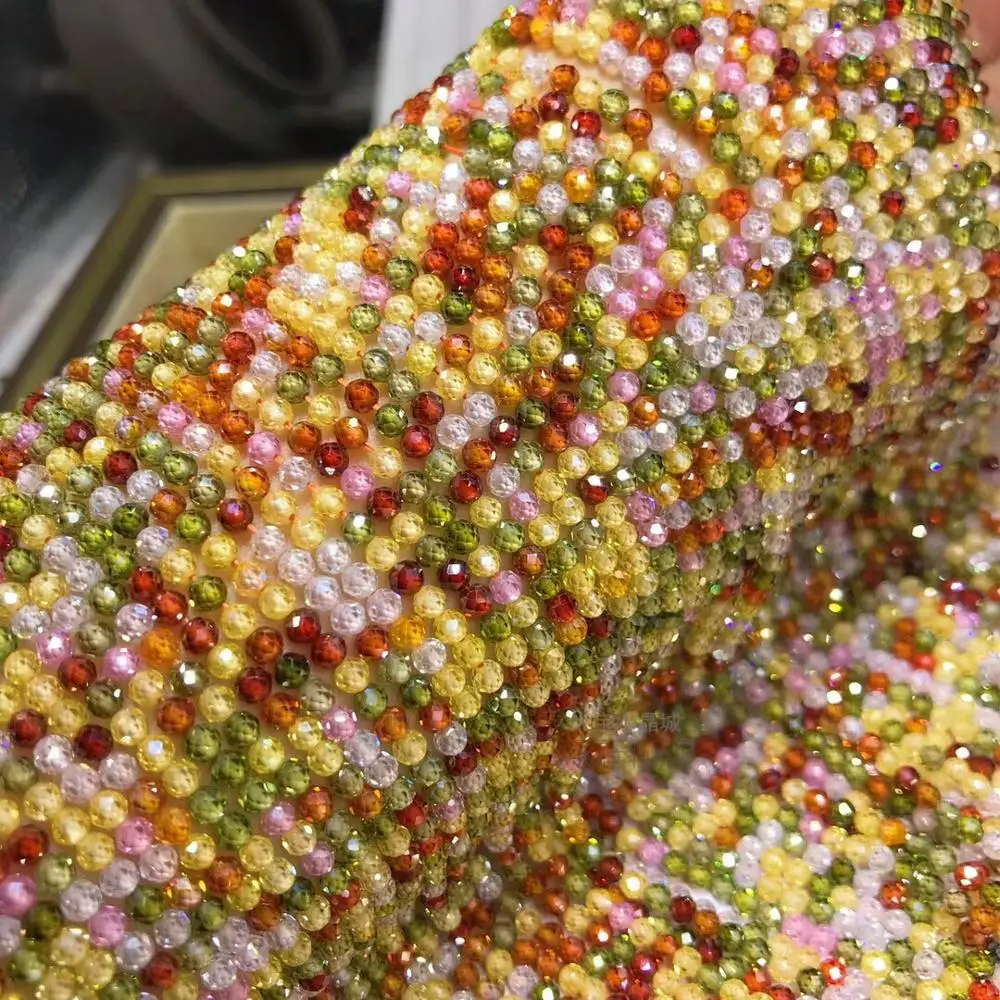 

Разноцветные циркониевые Круглые граненые 2/3/4 мм 14 дюймов для изготовления ювелирных изделий DIY свободные бусины FPPJ Оптовые бусины натуральный драгоценный камень коралл