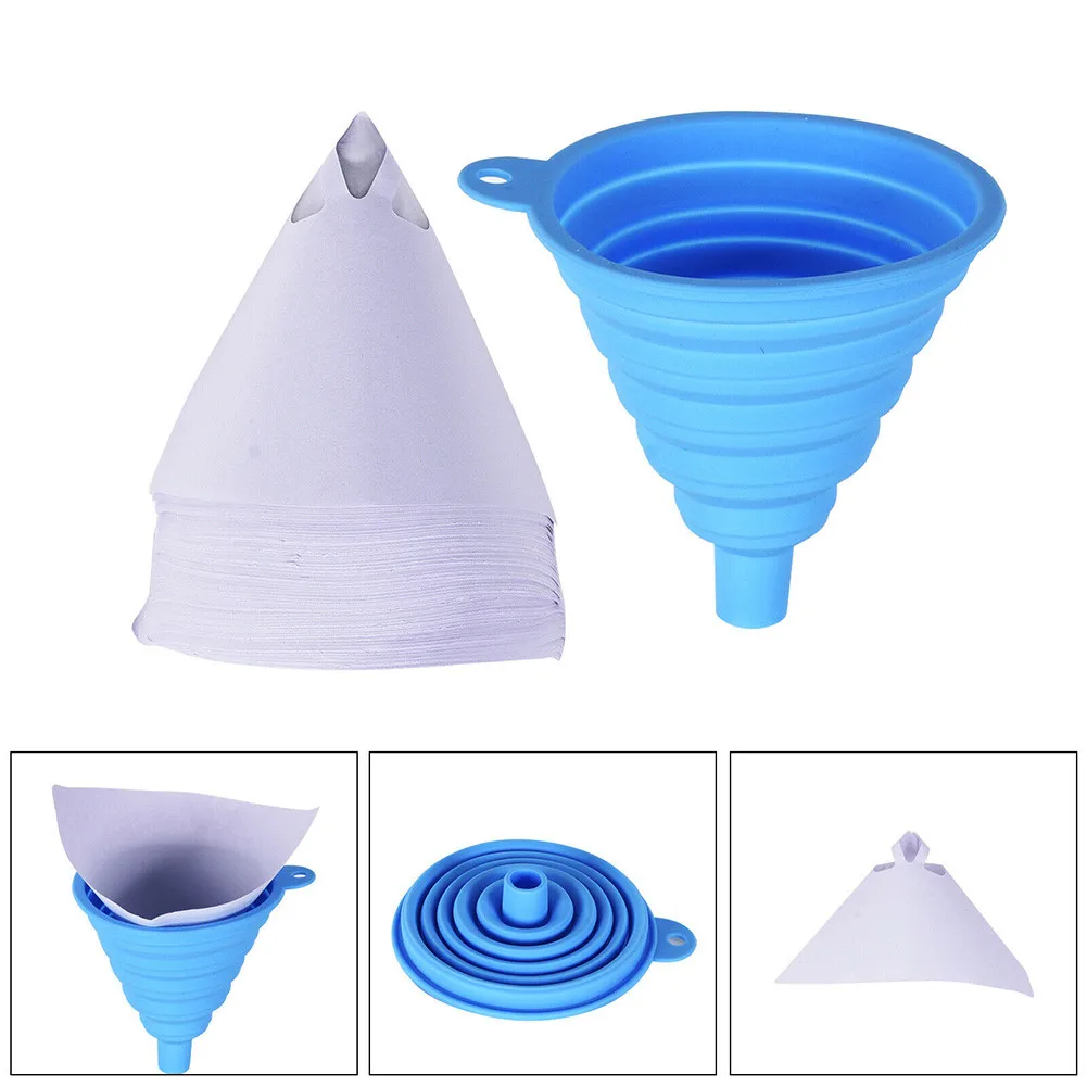 

Parts Car Funnel Filter Paper Replacement Strainers Universal -20C To 220C Accessories