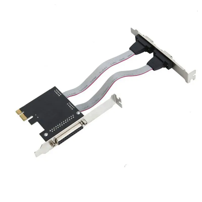 Great Q Высококачественная Плата расширения PCI express 2 серийный и 1 параллельный порт
