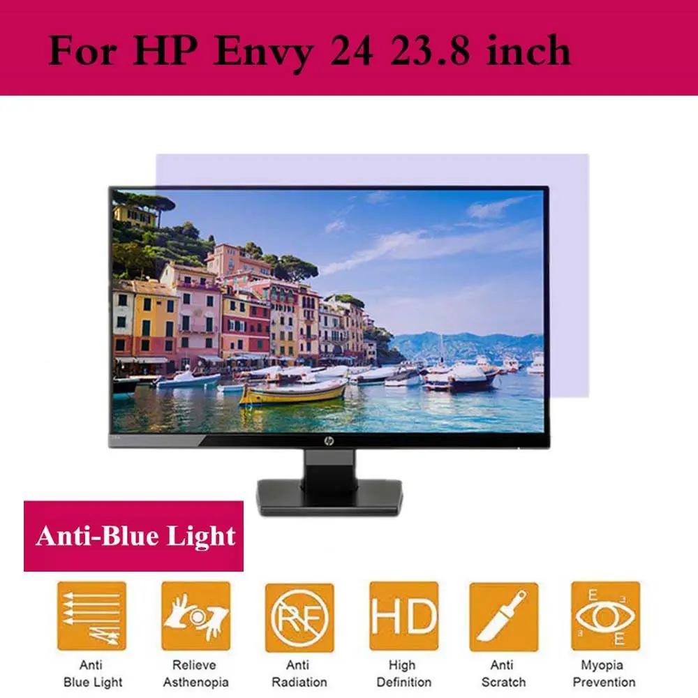 Для HP Envy 24 3 5-дюймовый защитный экран для монитора с защитой от сисветильник
