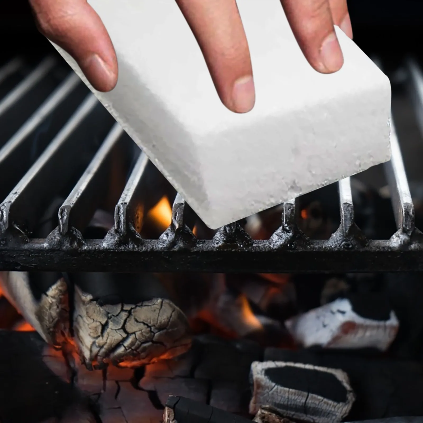 Барбекю гриль чистящий кирпичный блок барбекю камень стойки пятна смазка