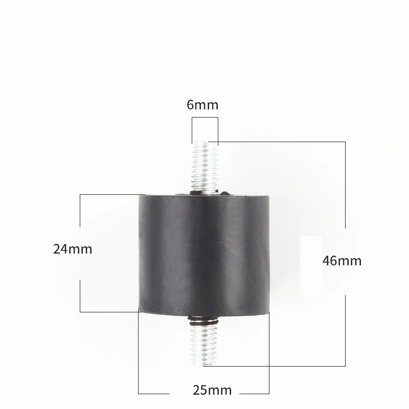

1 шт. M6 M8 резиновая прокладка Бесшумная безмасляная машина демпфирующая подкладка демпфирующая колонна резиновые ножки