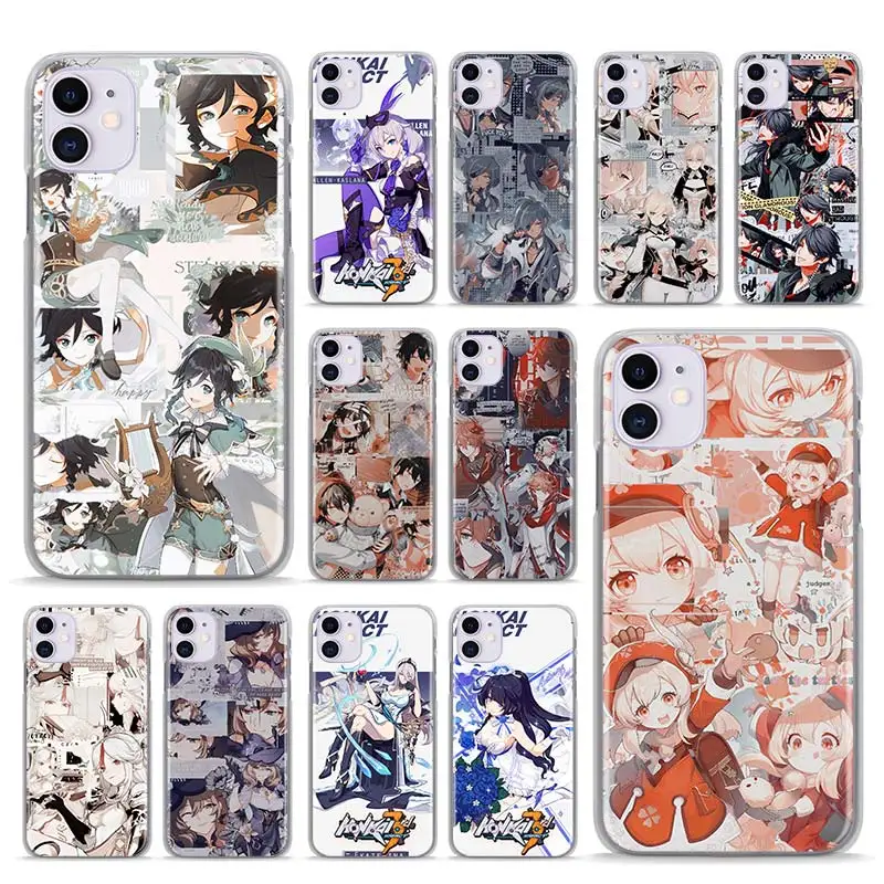 

Genshin Impact Phone Case For iPhone 13 12 Mini 11 Pro X XS Max XR 7 8 6 6S Plus SE Soft Silicone Back Cover Coque Fundas Capa
