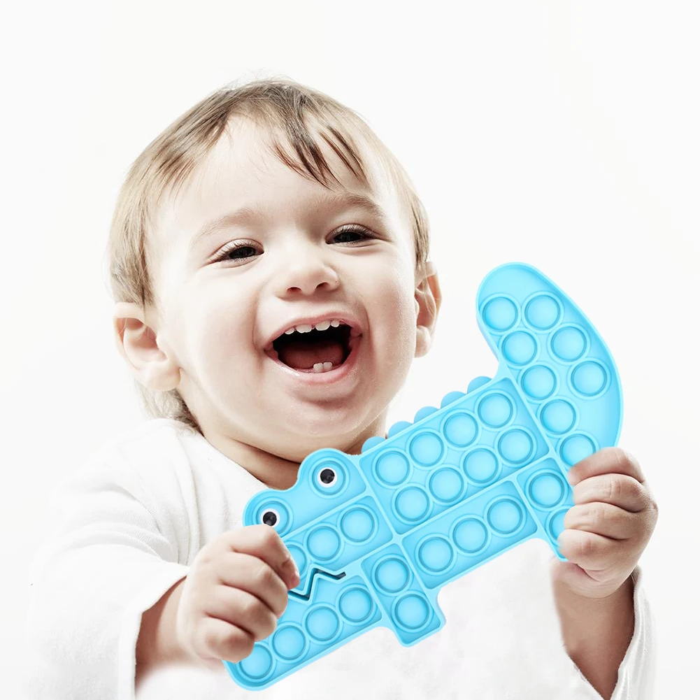 

Children Fun Pressure Reduction Toy Alligator Stress Reliever Bubble Sensory Toy for Autism
