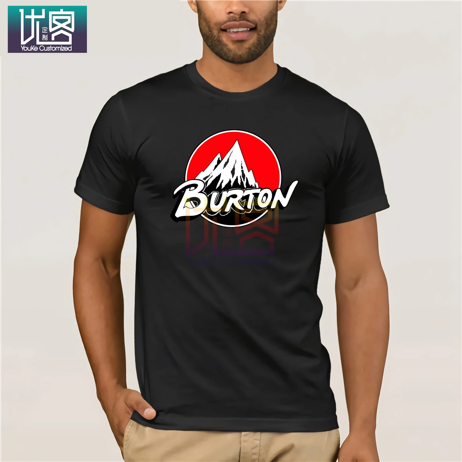 Новый Burton стрелка логотип сноуборды футболка футболки с изображениями героев из
