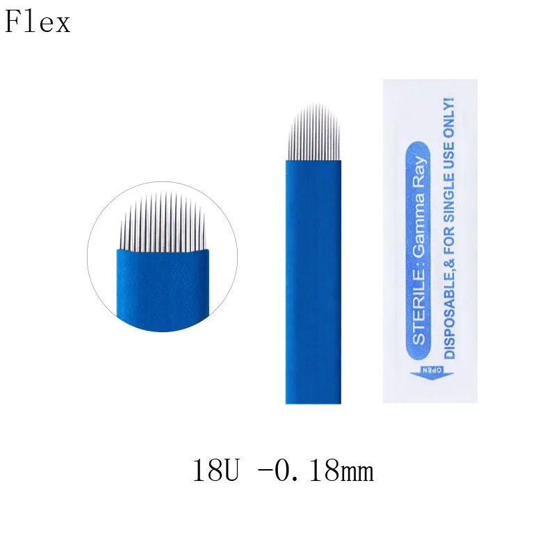Микро иглы для татуажа бровей микроблейдинг 316 нержавеющая сталь Перманентный