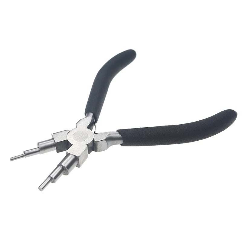 

Hobbyworker 6-in-1 Looping Step Bail Making Round Jewelry Pliers