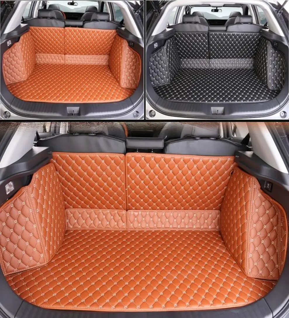 

fiber leather car trunk mat for acura cdx 2016 2017 2018 2019 car accessories
