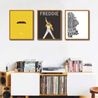 Queen Band Freddie Меркурий, холст художественные принты хип-хоп музыкальный постер в богемном стиле Rhapsody живопись настенные картины декор для гостиной
