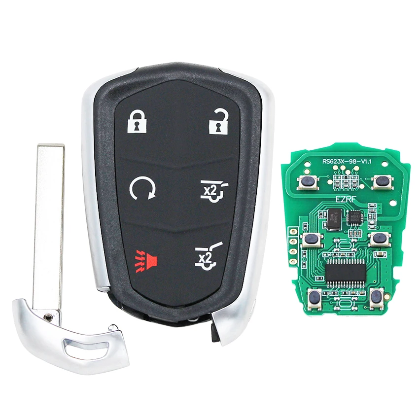 5 + 1/6 кнопочный пульт дистанционного управления автомобильный смарт ключ-брелок
