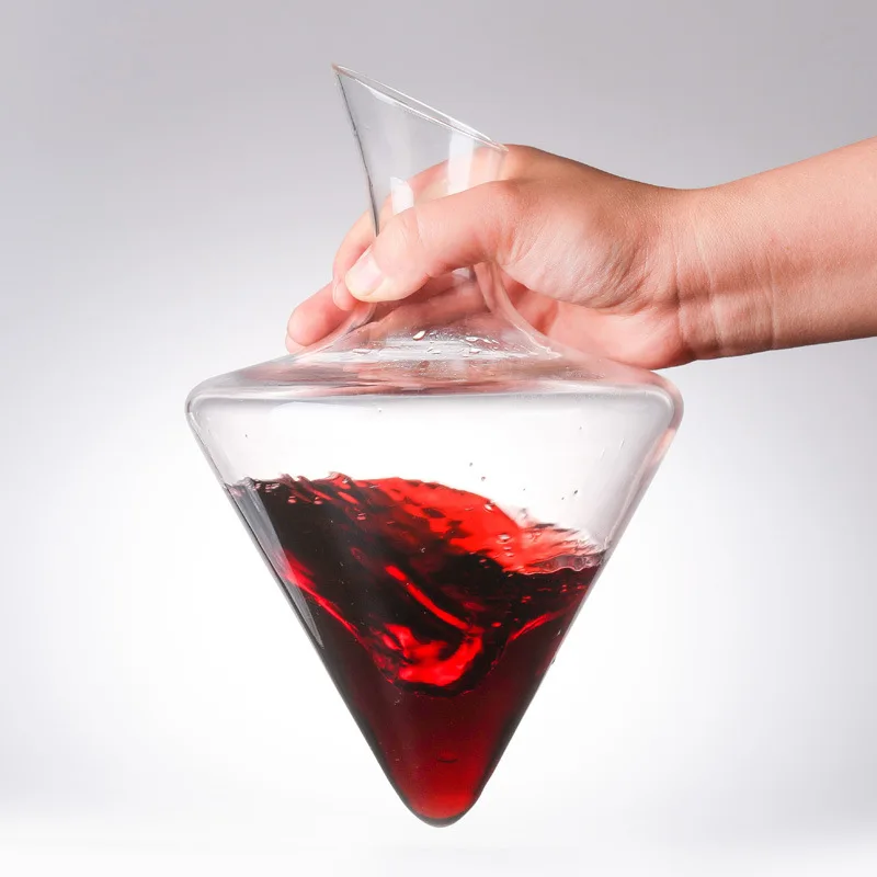 

Wine Decanter 1000ml Crystal Glass Ice Bucket Decanter Set Bar Accessories Red Wine Champagne Whiskey Bottle Jug Pourer Aerator