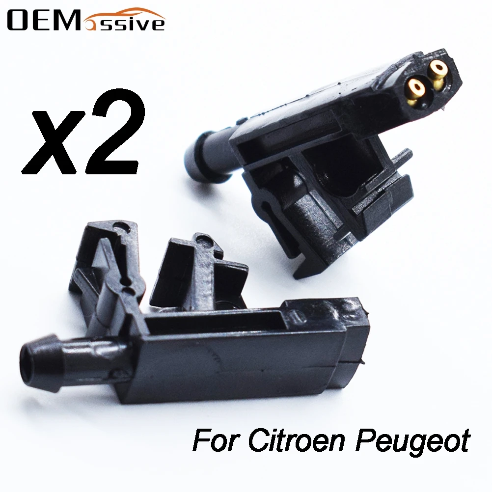 Форсунка омывателя лобового стекла для Citroen Berlingo Xantia ZX Peugeot Partner 406 605 6438A0 2