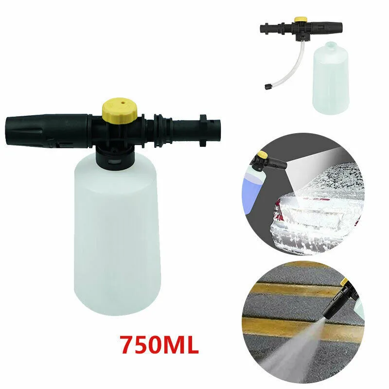 

Universal Car High Pressure Cleaner Washing Accessories For Karcher K2-K7 Snow Foam Lance Sprayer Pressure Washer 750mL Bottle