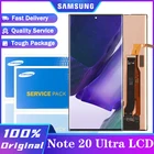 100% Оригинальный динамический AMOLED ЖК-дисплей сенсорный экран дигитайзер для Samsung Galaxy NOTE 20 Ultra N985 N985F запасные части