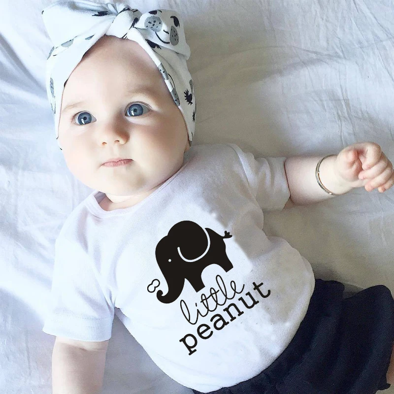 Комбинезон для мальчиков и девочек с принтом слона | Детская одежда обувь