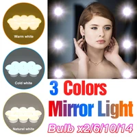 led mirror with light bulbs 5v hollywood usb vanity cosmetic lights dimmable wall lamp bathroom dressing table make up lighting
