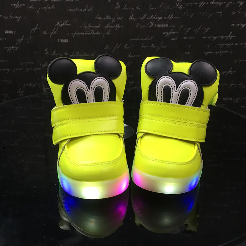 Зимняя детская светящаяся обувь 2019 теплые ботинки для маленьких мальчиков и