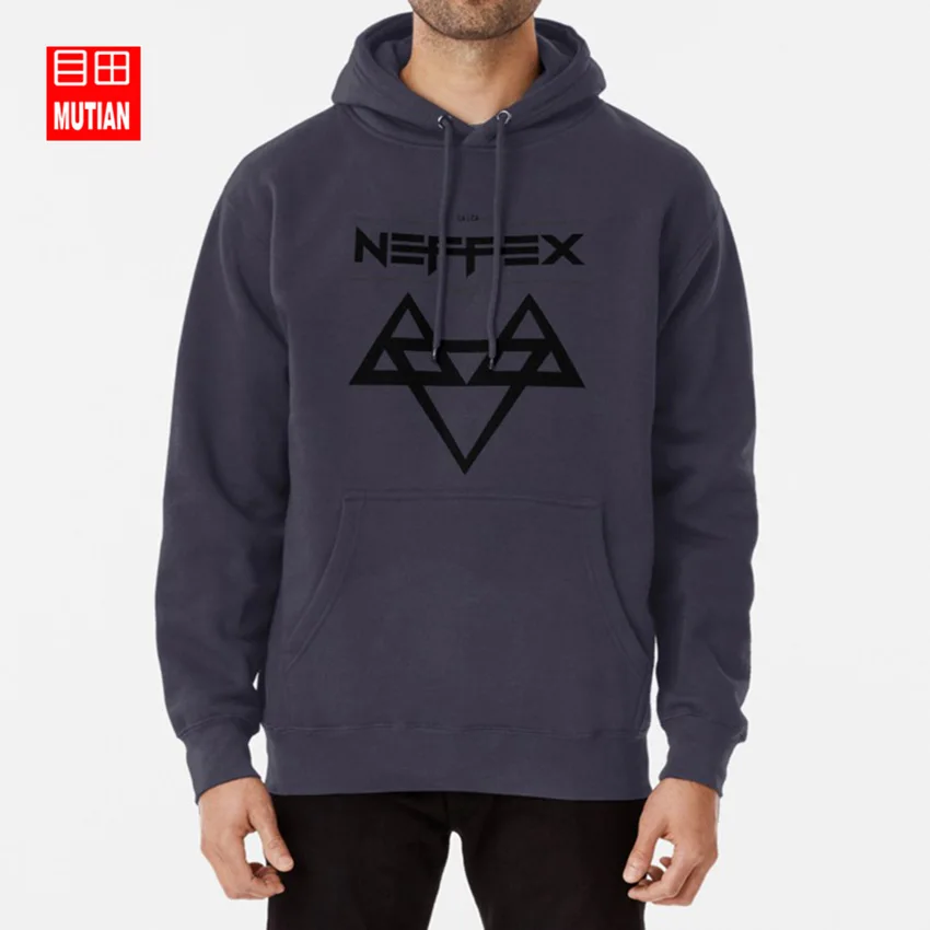 Черные толстовки NEFFEX с логотипом 2 neffex merch band music nation армейский художник