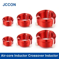 air core inductor speaker crossover inductor coil oxygen free copper frequency divider coil inductance for hifi audio 0 8mm