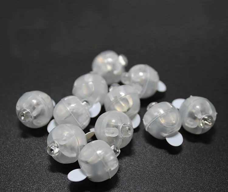 Round Ball Led Balloon Lights Mini Flash Lamps for Lantern Christmas Wedding Party Decoration White Yellow Pink | Дом и сад