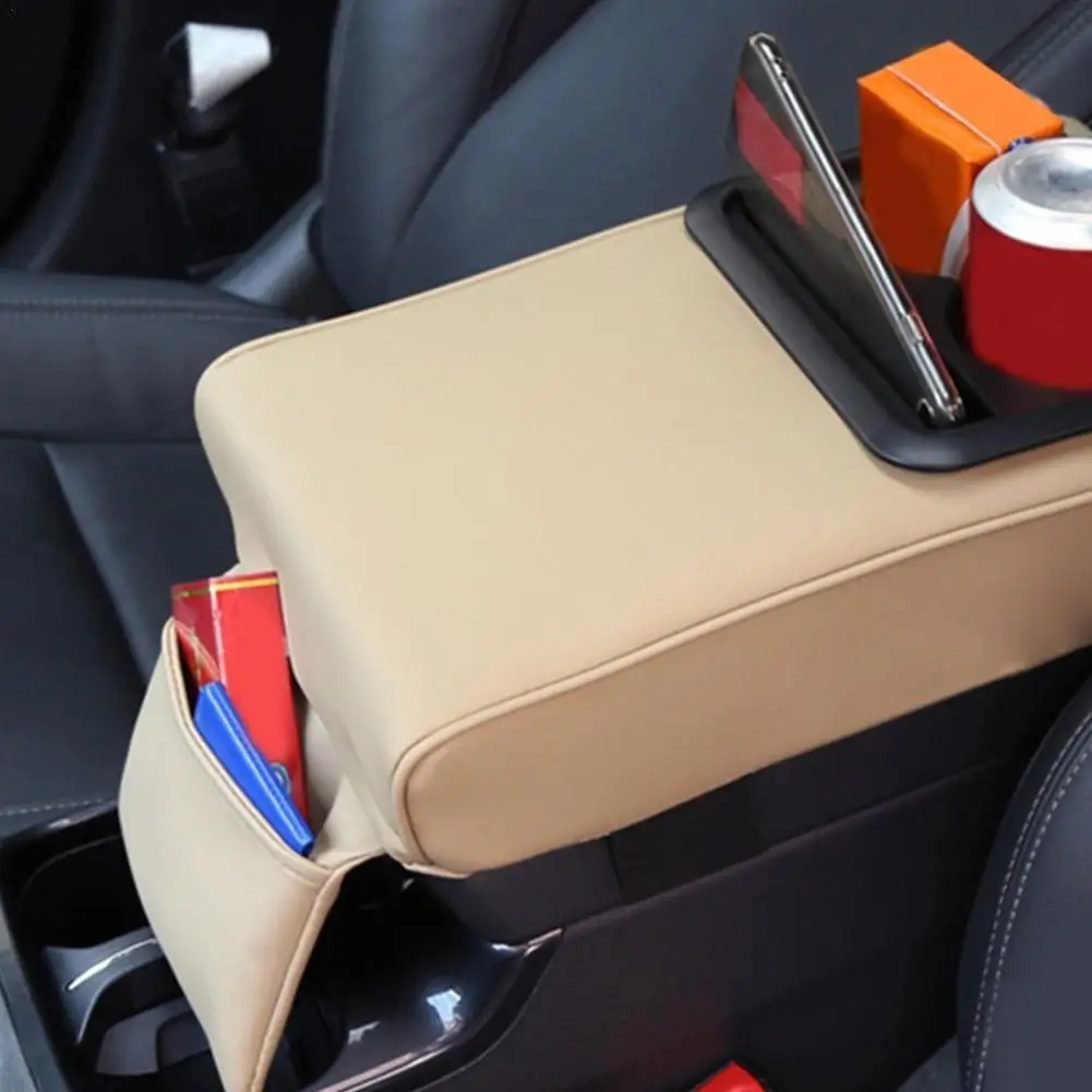 1PCS Car Armrest Storager Box Car Cup Holder Car Armrest Holder Backseat Organizer vehicle Armrest Cushion Storager