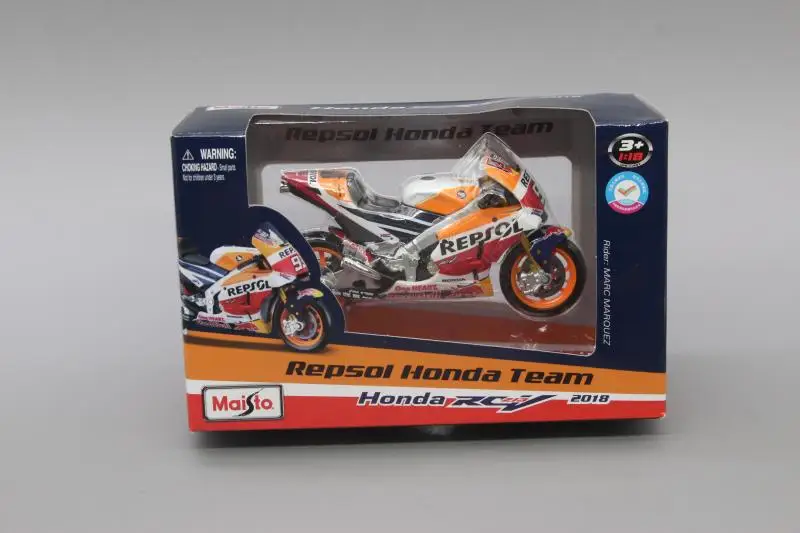 Maisto 1:18 Honda Repsol#93 Марк Маркес мотоцикл велосипед Модель в коробке