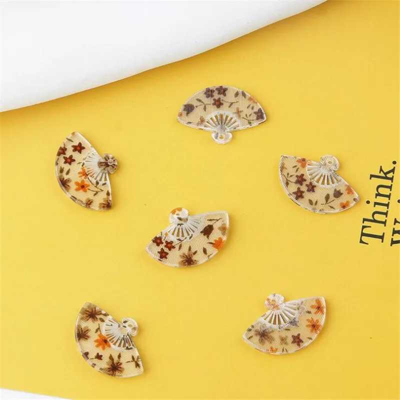 10 шт./партия 17*24 мм секторная бирка акриловые подвески для сережек кулон серьги