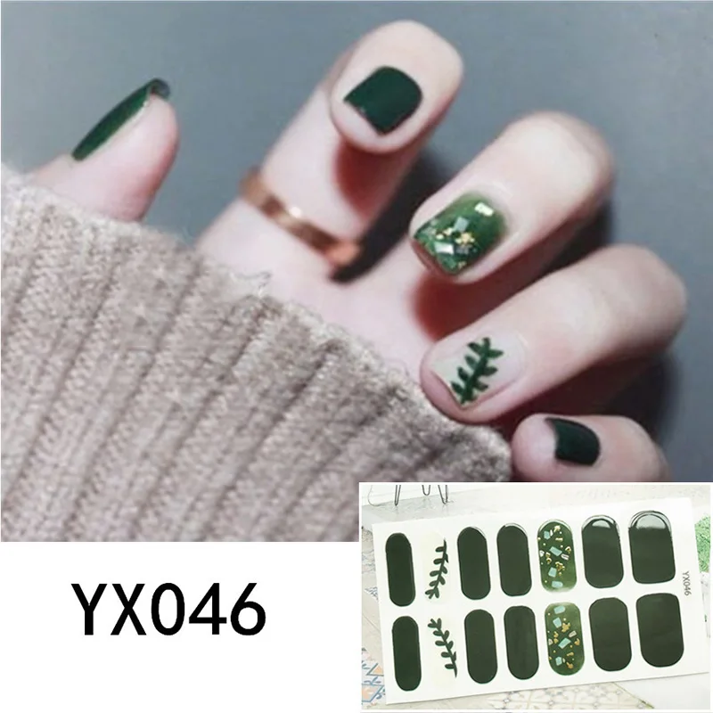 

1 Sheet Fashion Nail Sticker Art Kit 3D Waterproof Nail Art Patches EY669