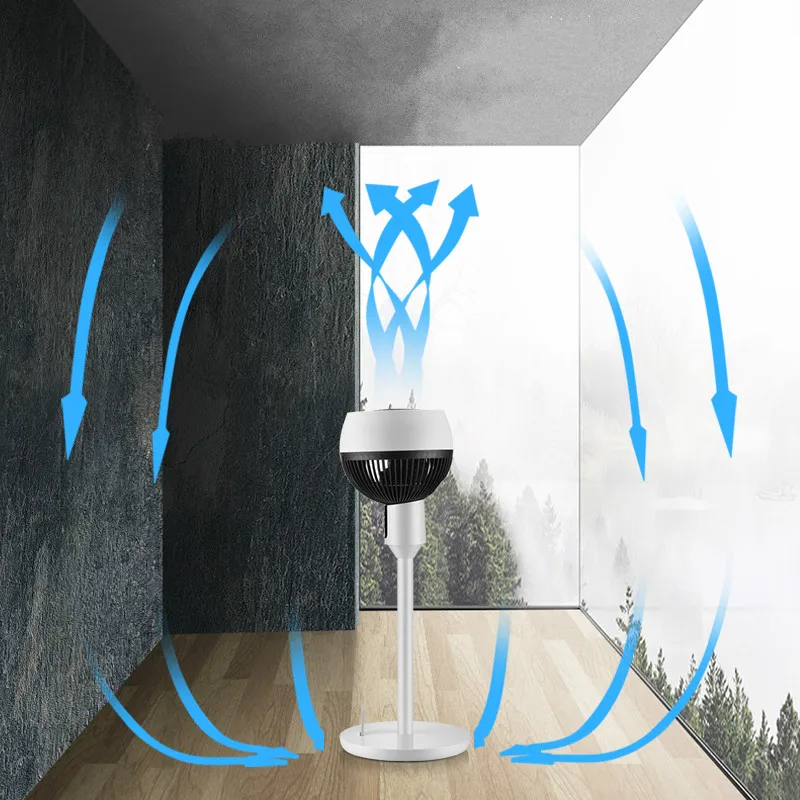 Домашний воздушный вентилятор Meiling офисный циркуляционный с дистанционным