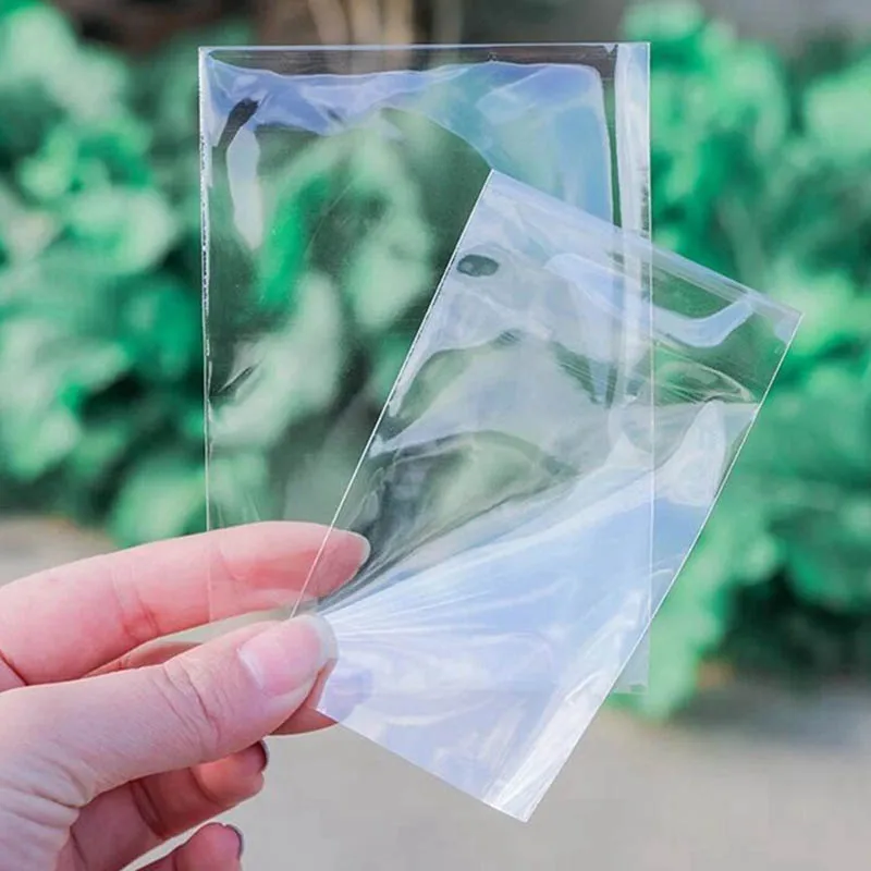 100 шт. прозрачные пластиковые пакеты с открытым верхом для конфет леденцов