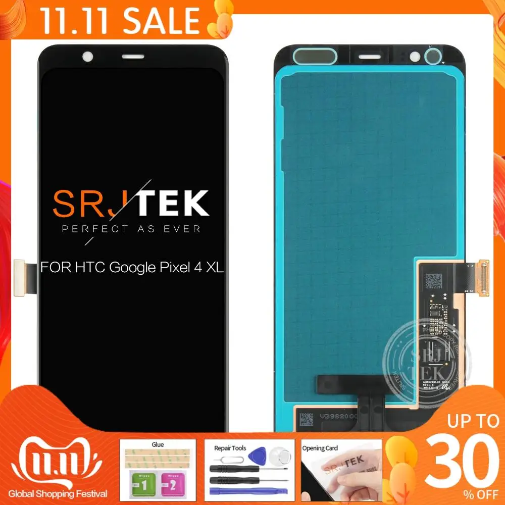 Оригинальный новый жк-экран 5 7 дюйма для HTC Google Pixel 4 Amoled + сенсорная панель