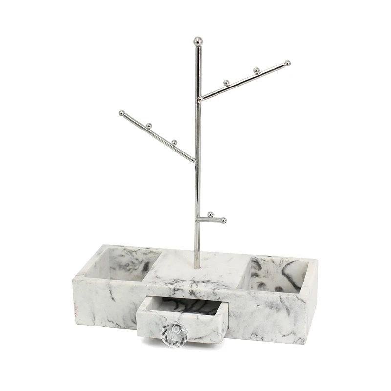 

New Creative Jewelry Display Rack Jewelry Storage Rack Marble Pattern Jewelry Display Rack