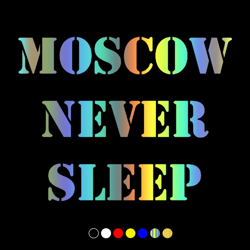 

CS31051# Die-cut Vinyl Decal Moscow Car Sticker Waterproof Auto Decors on Car Body Bumper Rear Window
