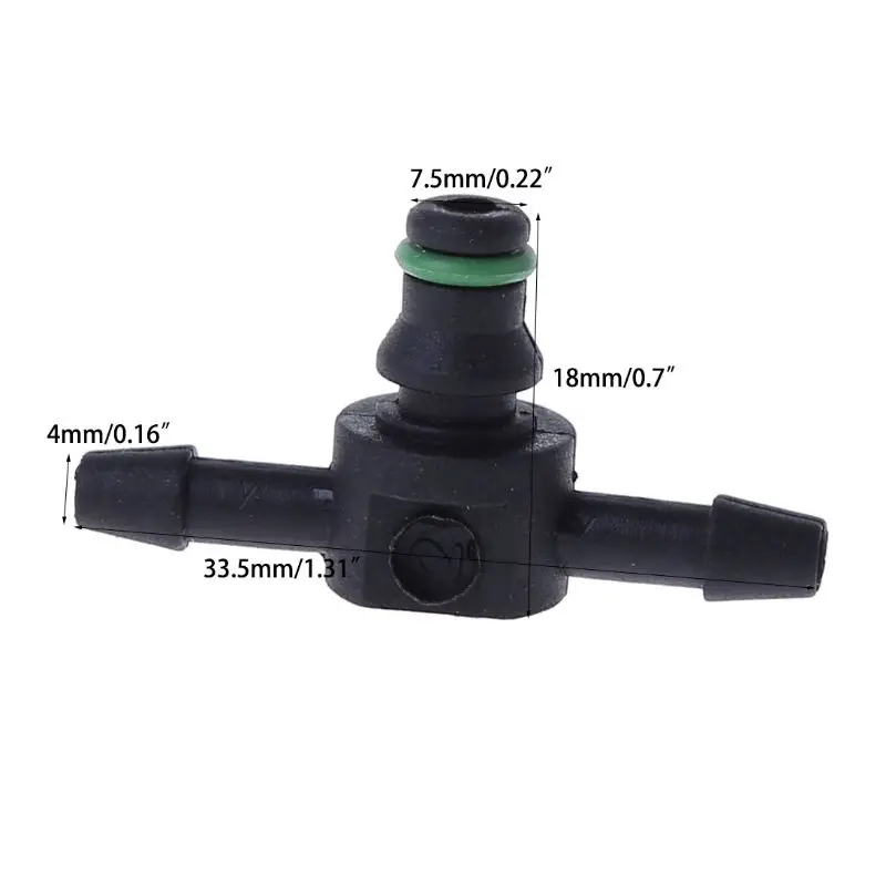 

10 Pcs T Type Connector Pipe Hose Joiner Tube Fuel For Bosch 110 Series Injector