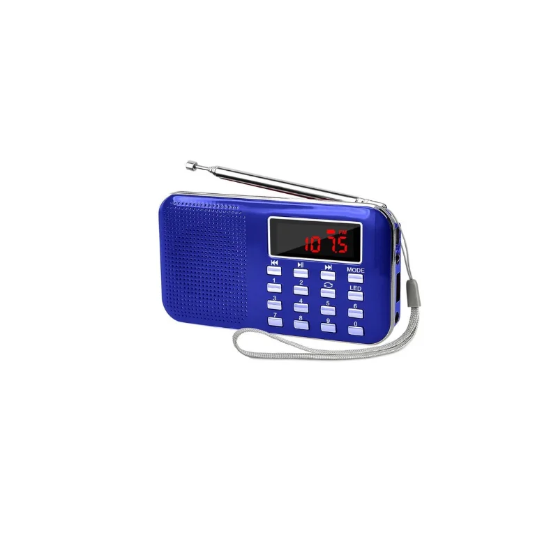 Миниатюрный цифровой AM FM-радиоприемник MP3-плеер с поддержкой TF-карты USB AUX