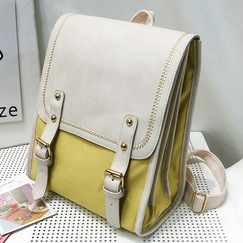 Винтажный водонепроницаемый рюкзак для женщин модная женская сумка из