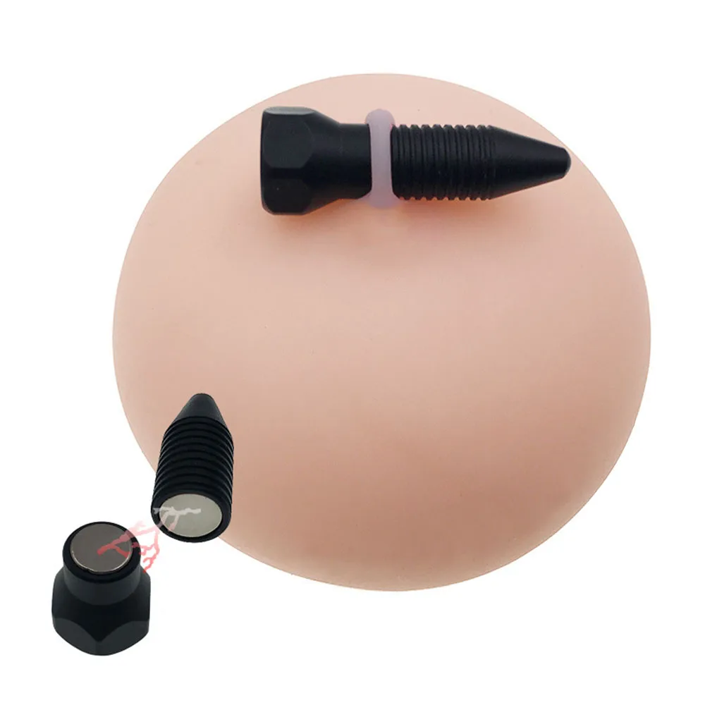 Соска на магните зажимы БДСМ Связывание пары игры Ультра мощный магнитный винт