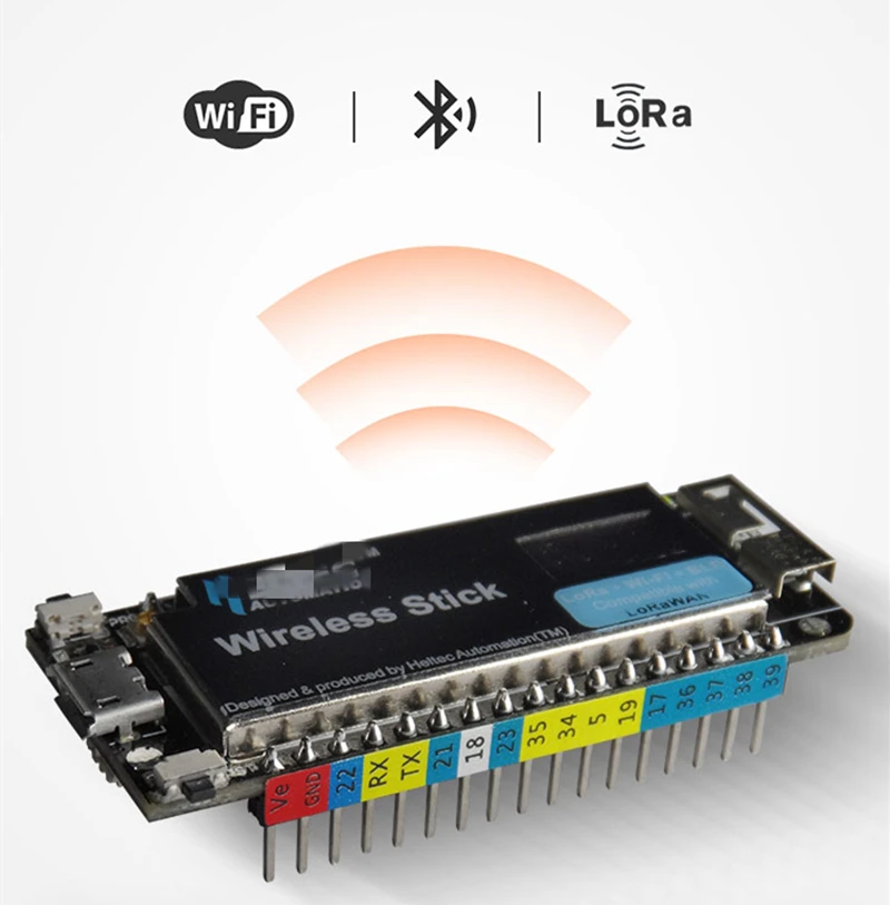 Макетная плата ESP32 Uno LORa беспроводная палочка SX1276 протокол LoRaWAN Wi Fi BLE с OLED дисплеем