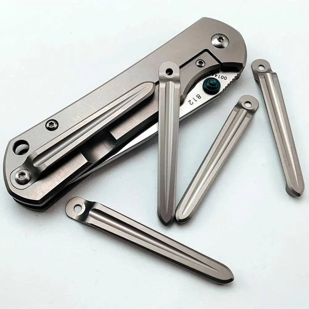 

1 PC Integrated Alloy Back Clip DIY Folding Knife Pocket Clip Clip Tool Accessories Knife Parts A8Q9